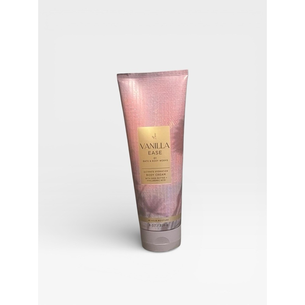 NEW Bath & Body Works Vanilla Ease Body Cream Full Size 8 Ounce‎